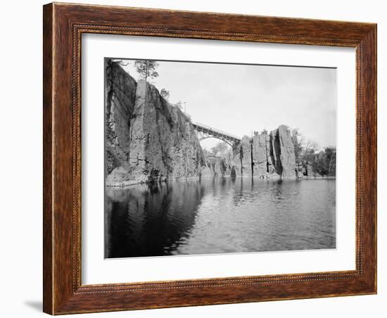 Passaic Falls, 1890-1901-American Photographer-Framed Photographic Print