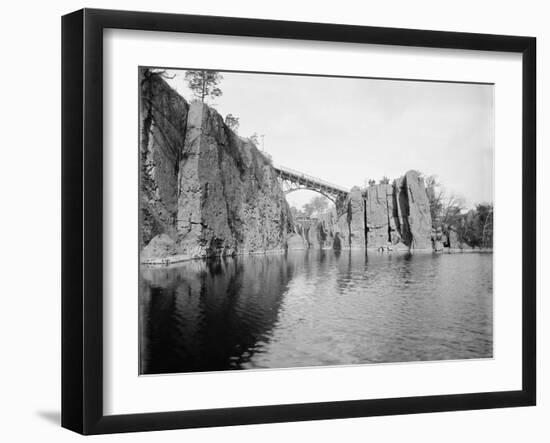 Passaic Falls, 1890-1901-American Photographer-Framed Photographic Print