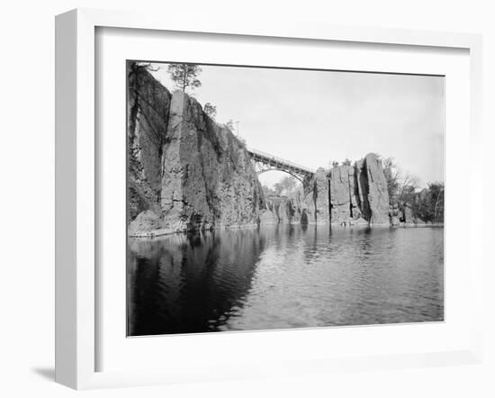 Passaic Falls, 1890-1901-American Photographer-Framed Photographic Print
