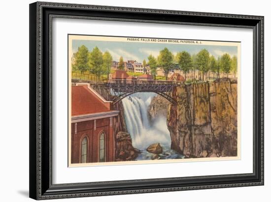 Passaic Falls, Paterson, New Jersey-null-Framed Premium Giclee Print