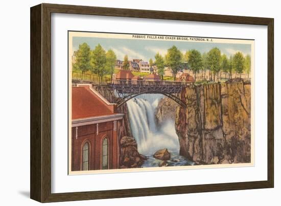 Passaic Falls, Paterson, New Jersey-null-Framed Art Print