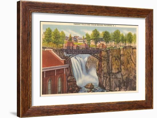 Passaic Falls, Paterson, New Jersey-null-Framed Art Print