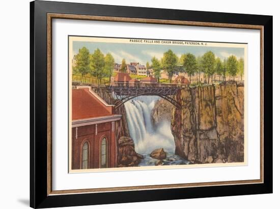 Passaic Falls, Paterson, New Jersey-null-Framed Art Print