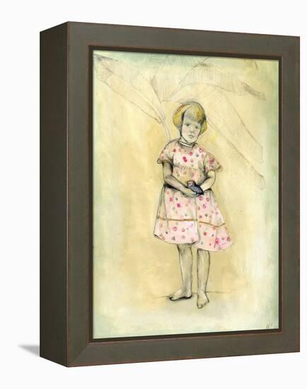 Passarinha, Little Bird, 2013-Nancy Moniz-Framed Premier Image Canvas