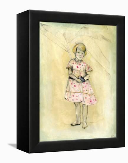 Passarinha, Little Bird, 2013-Nancy Moniz-Framed Premier Image Canvas