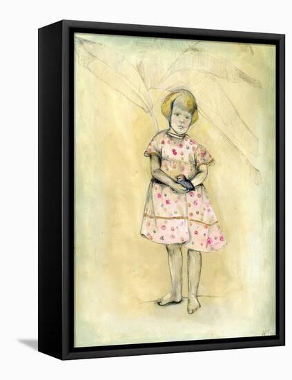 Passarinha, Little Bird, 2013-Nancy Moniz-Framed Premier Image Canvas