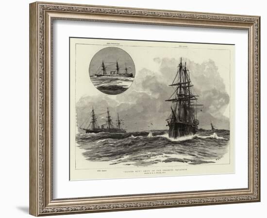 Passed Out Ships of the Channel Squadron-William Lionel Wyllie-Framed Giclee Print