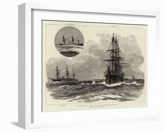 Passed Out Ships of the Channel Squadron-William Lionel Wyllie-Framed Giclee Print