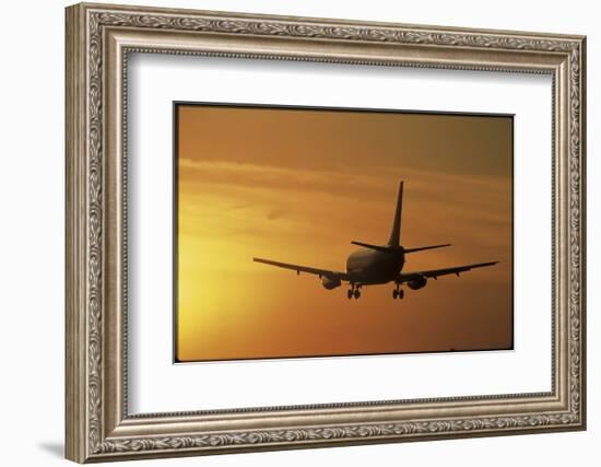 Passenger Plane Taking Off LAX Airport Los Angeles CA-Joseph Sohm-Framed Photographic Print