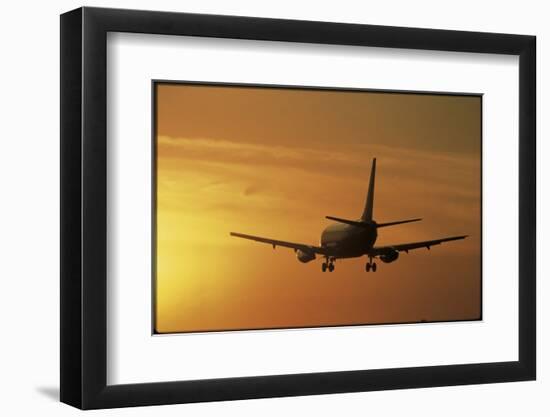 Passenger Plane Taking Off LAX Airport Los Angeles CA-Joseph Sohm-Framed Photographic Print