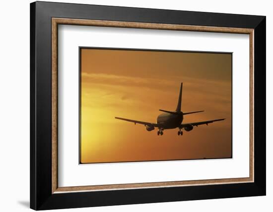 Passenger Plane Taking Off LAX Airport Los Angeles CA-Joseph Sohm-Framed Photographic Print