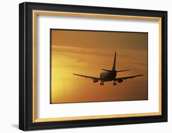 Passenger Plane Taking Off LAX Airport Los Angeles CA-Joseph Sohm-Framed Photographic Print