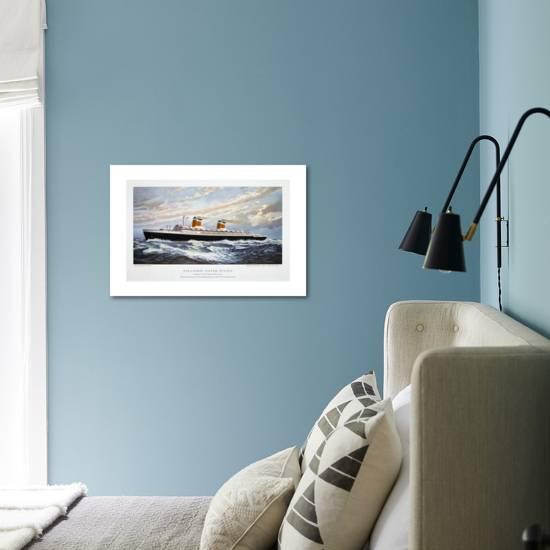 Passenger Ship Ss United States Giclee Print By Thomas C Skinner Art Com