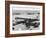 Passengers Boarding a Bea Vanguard Aeroplane Straight from the Runway-null-Framed Photographic Print