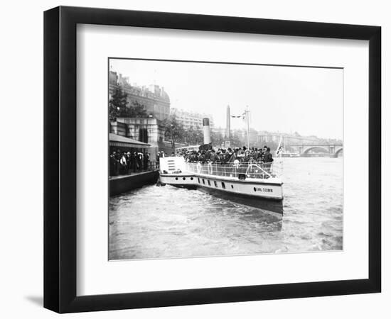 Passengers Boarding the Steamer 'Earl Godwin, London, C1905-null-Framed Photographic Print