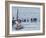 Passengers in an Inflatable Raft, Moving Away from a US Aircraft That Has Gone Down in Hudson River-null-Framed Photographic Print