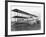 Passengers Standing on Middle Wing of Triplane-null-Framed Photographic Print