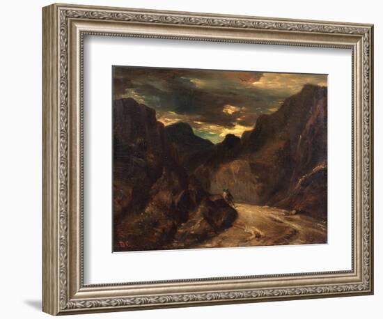 Passing by on the Other Side, after 1839-Alexandre Gabriel Decamps-Framed Giclee Print