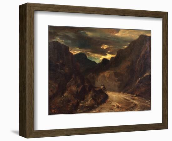 Passing by on the Other Side, after 1839-Alexandre Gabriel Decamps-Framed Giclee Print