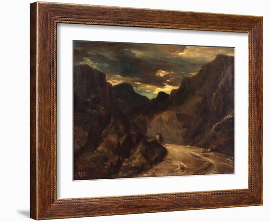 Passing by on the Other Side, after 1839-Alexandre Gabriel Decamps-Framed Giclee Print