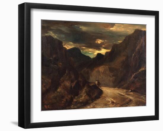 Passing by on the Other Side, after 1839-Alexandre Gabriel Decamps-Framed Giclee Print