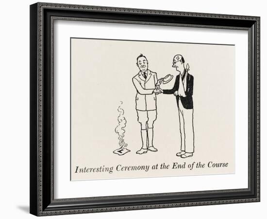 Passing Ceremony-William Heath Robinson-Framed Art Print