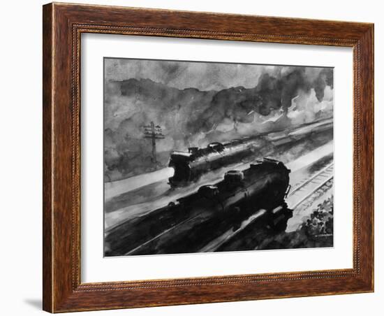 Passing in the Night-Otto Kuhler-Framed Giclee Print