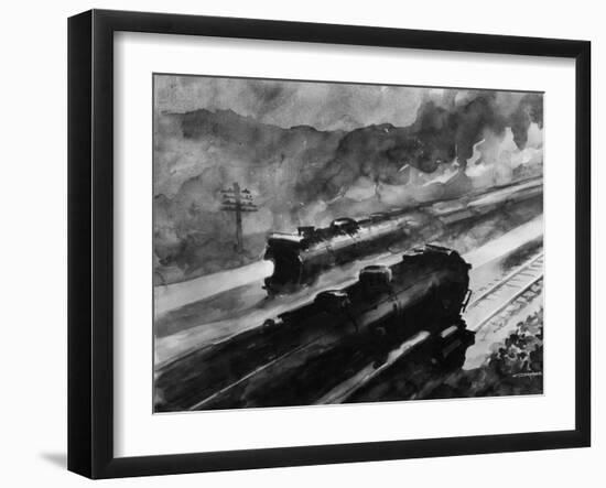 Passing in the Night-Otto Kuhler-Framed Giclee Print