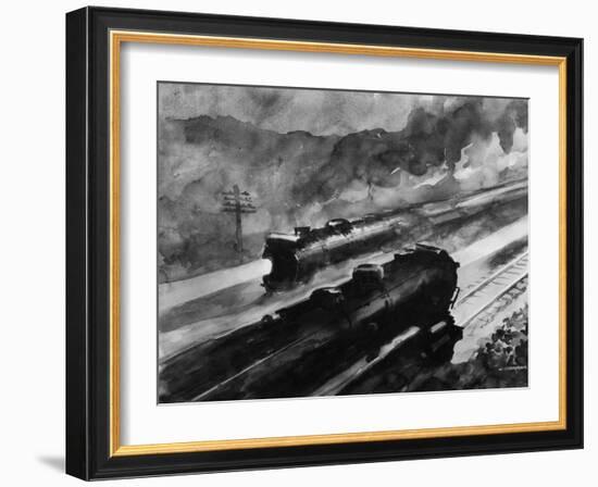 Passing in the Night-Otto Kuhler-Framed Giclee Print