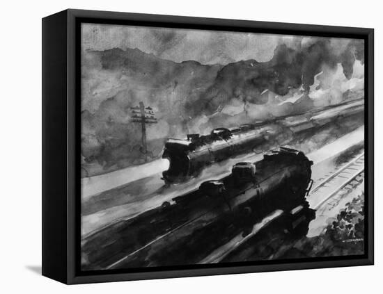 Passing in the Night-Otto Kuhler-Framed Premier Image Canvas