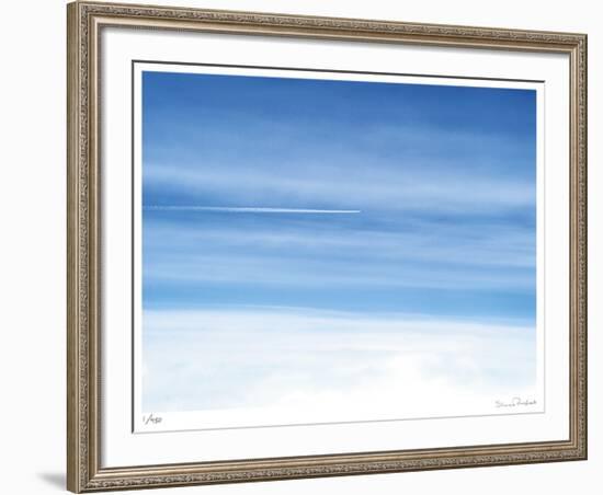 Passing Jet at 37000 Feet-Shams Rasheed-Framed Giclee Print