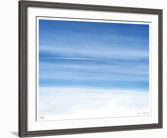 Passing Jet at 37000 Feet-Shams Rasheed-Framed Giclee Print