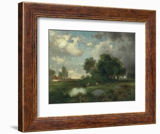 Passing Shower-Thomas Moran-Framed Art Print