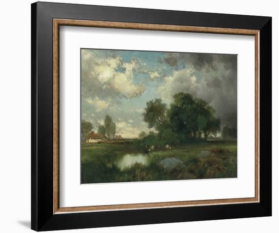 Passing Shower-Thomas Moran-Framed Art Print