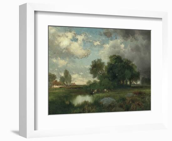 Passing Shower-Thomas Moran-Framed Art Print