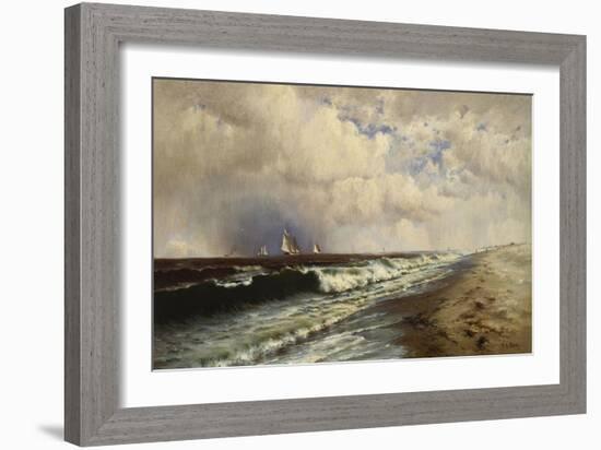 Passing Shower-Francis Augustus Silva-Framed Giclee Print