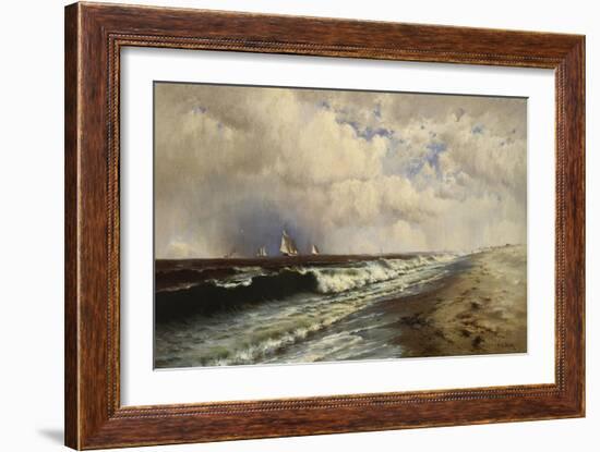 Passing Shower-Francis Augustus Silva-Framed Giclee Print