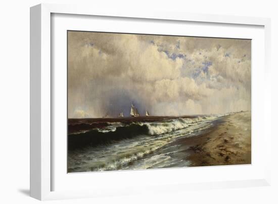 Passing Shower-Francis Augustus Silva-Framed Giclee Print