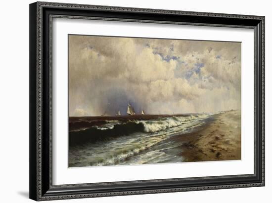 Passing Shower-Francis Augustus Silva-Framed Giclee Print