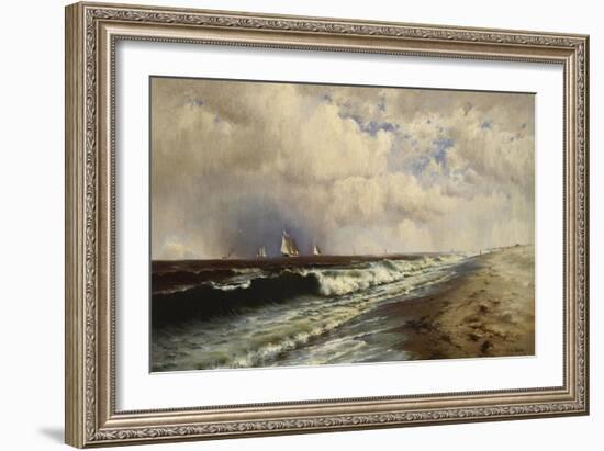 Passing Shower-Francis Augustus Silva-Framed Giclee Print