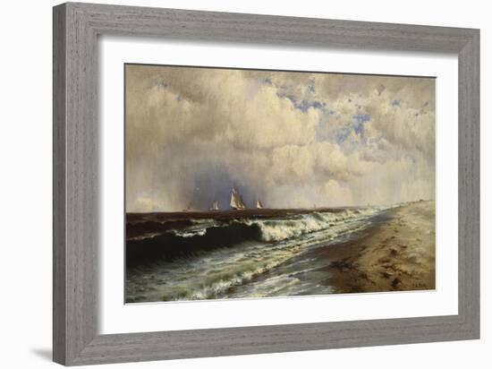 Passing Shower-Francis Augustus Silva-Framed Giclee Print