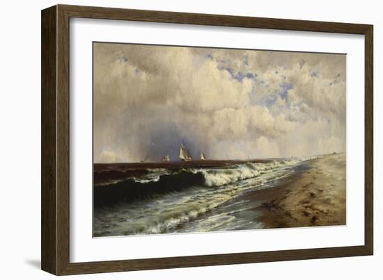 Passing Shower-Francis Augustus Silva-Framed Giclee Print