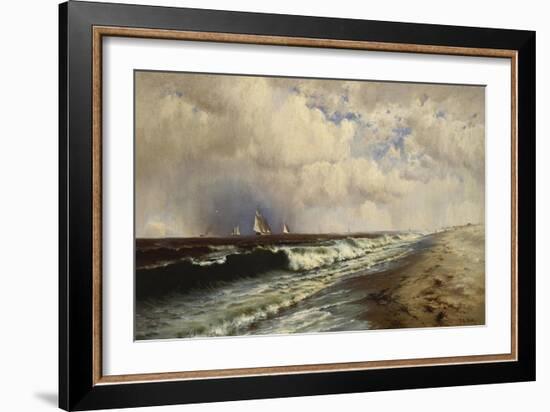 Passing Shower-Francis Augustus Silva-Framed Giclee Print