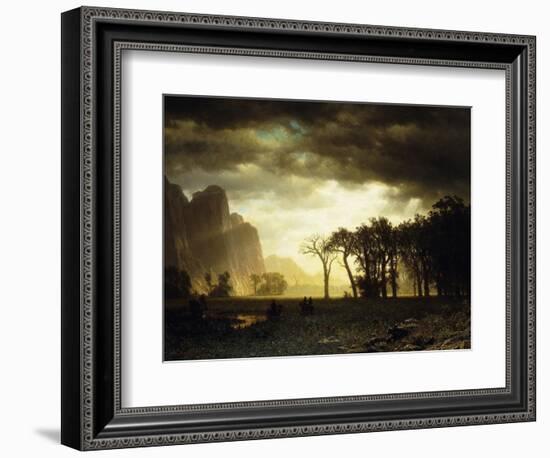 Passing Storm in Yosemite, 1865-Albert Bierstadt-Framed Giclee Print