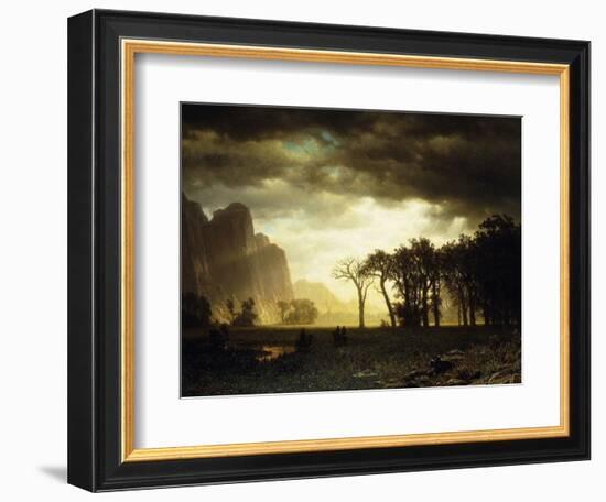 Passing Storm in Yosemite, 1865-Albert Bierstadt-Framed Giclee Print