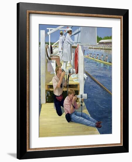 Passing the Scoreboard, Henley-Timothy Easton-Framed Giclee Print