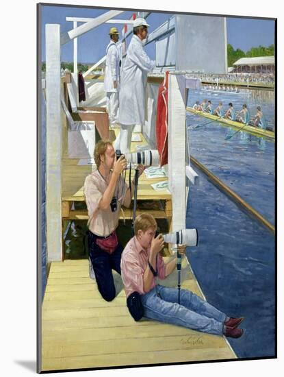 Passing the Scoreboard, Henley-Timothy Easton-Mounted Giclee Print