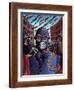 Passing the time of day  2012  (tinted gesso on wood)-PJ Crook-Framed Giclee Print