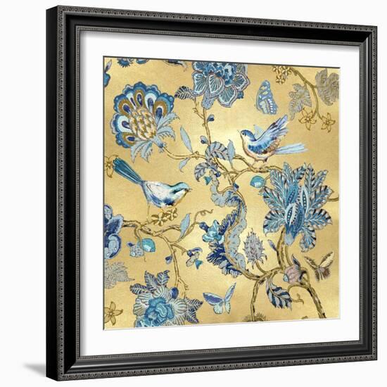 Passing Thru on Gold I-Reneé Campbell-Framed Art Print