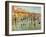 Passing Time on Brighton Beach-Robert Tyndall-Framed Giclee Print